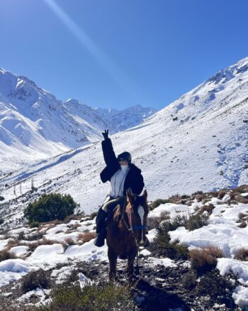 Cavalgada nos Andes
