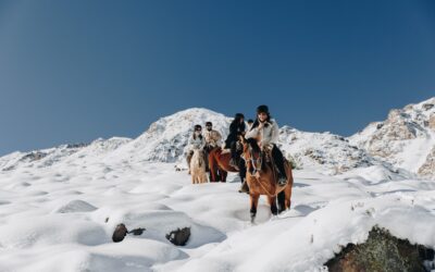 Cavalgada nos Andes